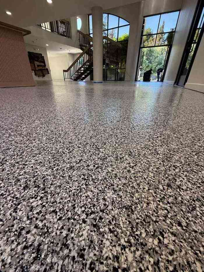 Flake epoxy system