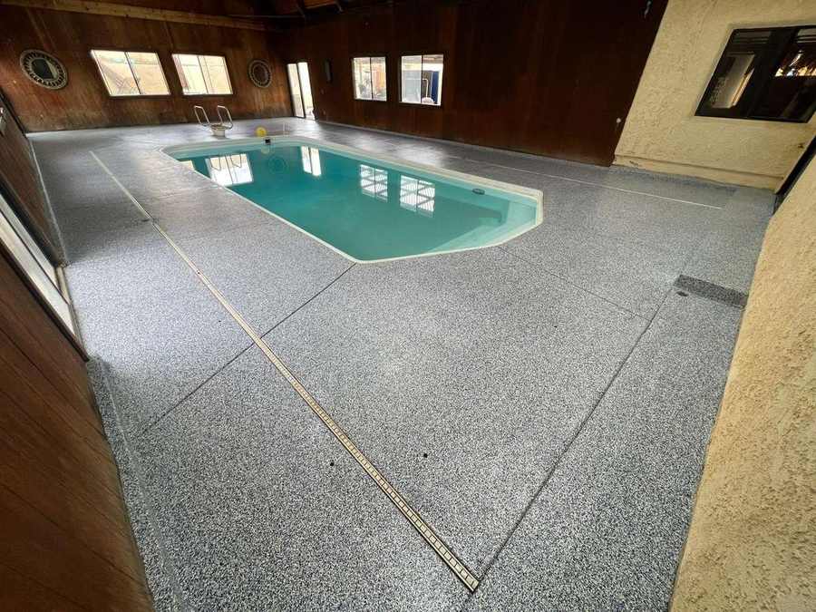 Pool deck coating